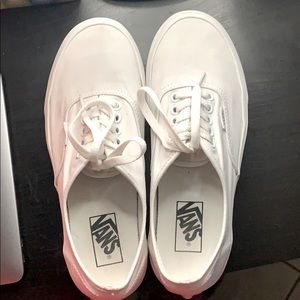 White old school vans